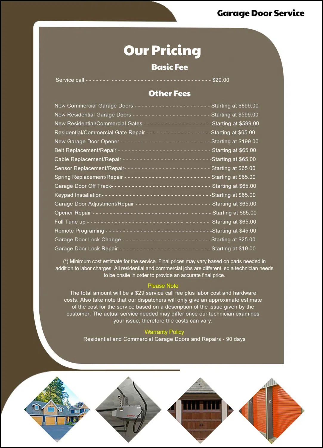 State Garage Doors Woodstock, GA 678-783-3144